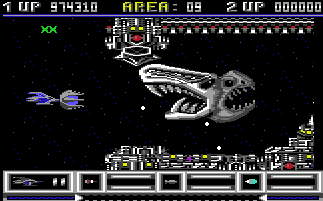 Area 9: Das zweiköpfige Monster hat scharfe Zähne.