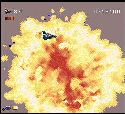 ... und explodiert.